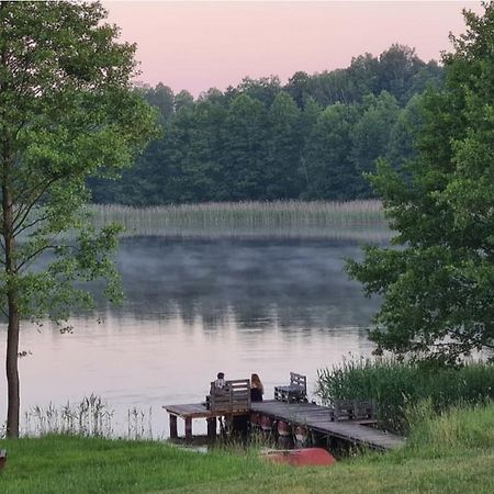 Domwigierski Pl -Jeziorki -Gr- Comfort-Ferienhaus-Polen - Wlasna Linia Brzegowa I Sauna Wysoki Most  Eksteriør billede